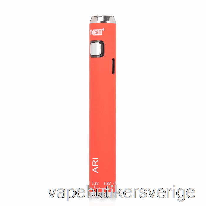 Vape Sverige Yocan Ari 650mah Batteri Rött